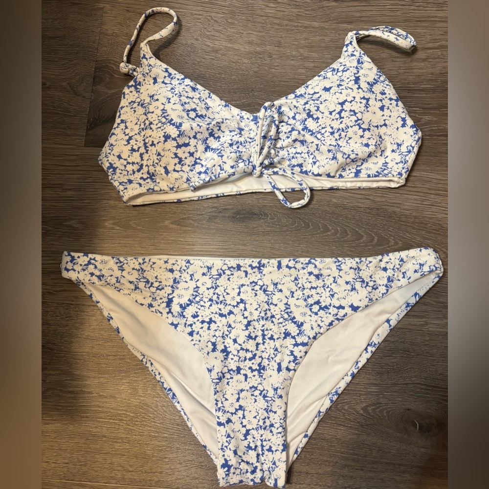 Full Tilt Floral Bralette Bikini set